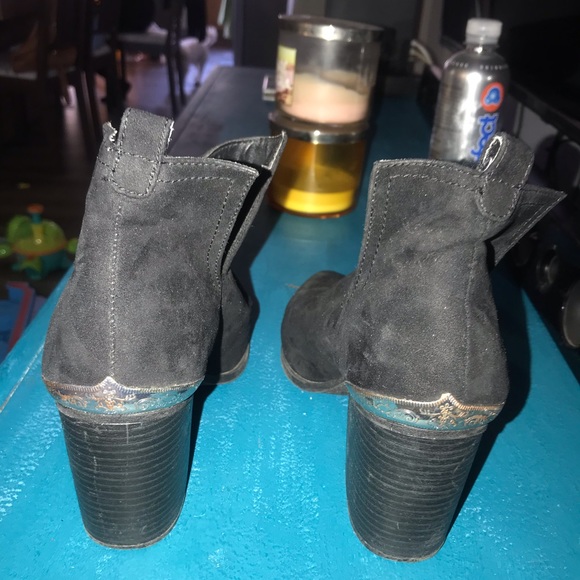 Mossimo faux suede western metal tip boots - Picture 5 of 5